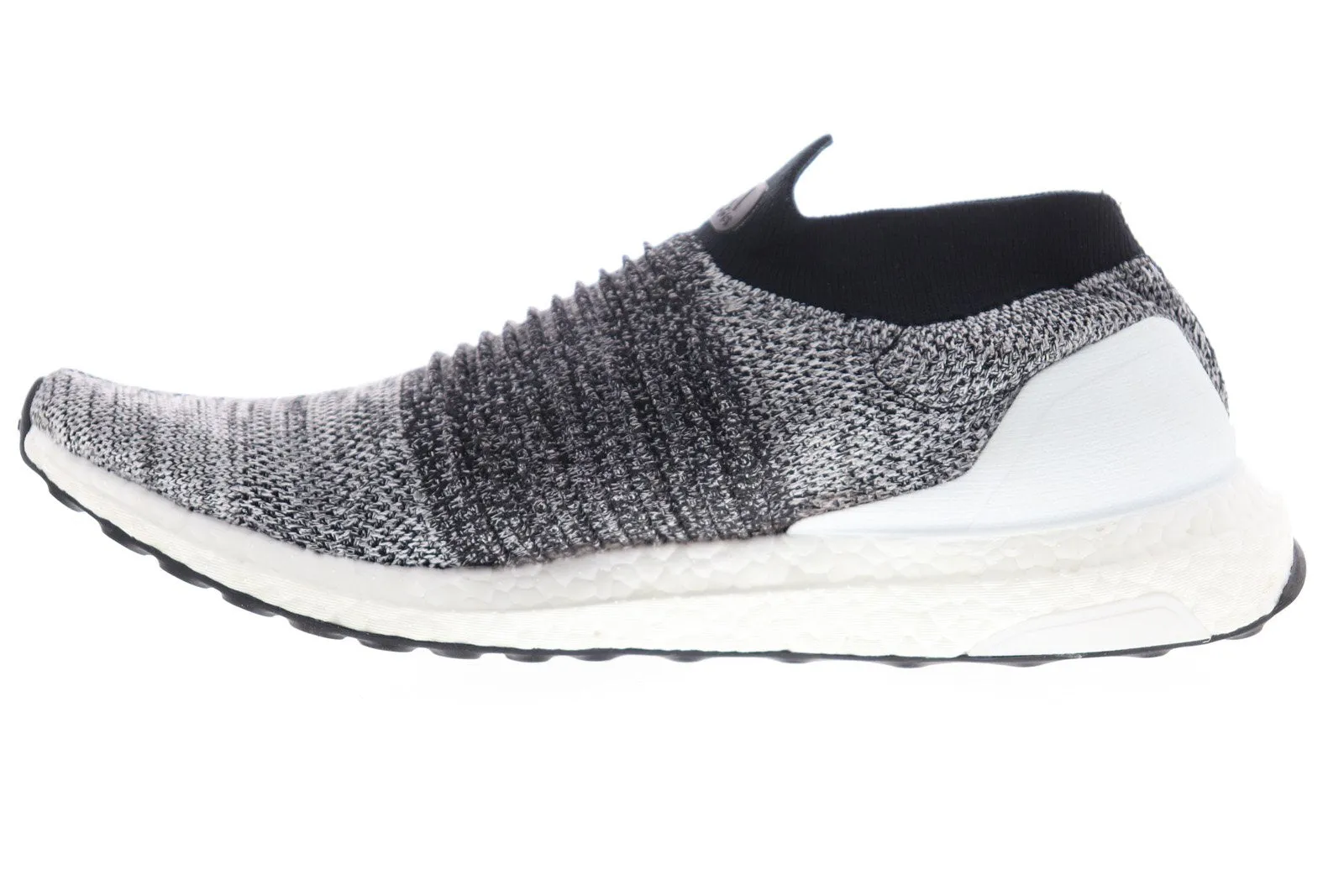 Adidas Ultraboost Laceless BB6141 Mens Black Canvas Athletic Running Shoes