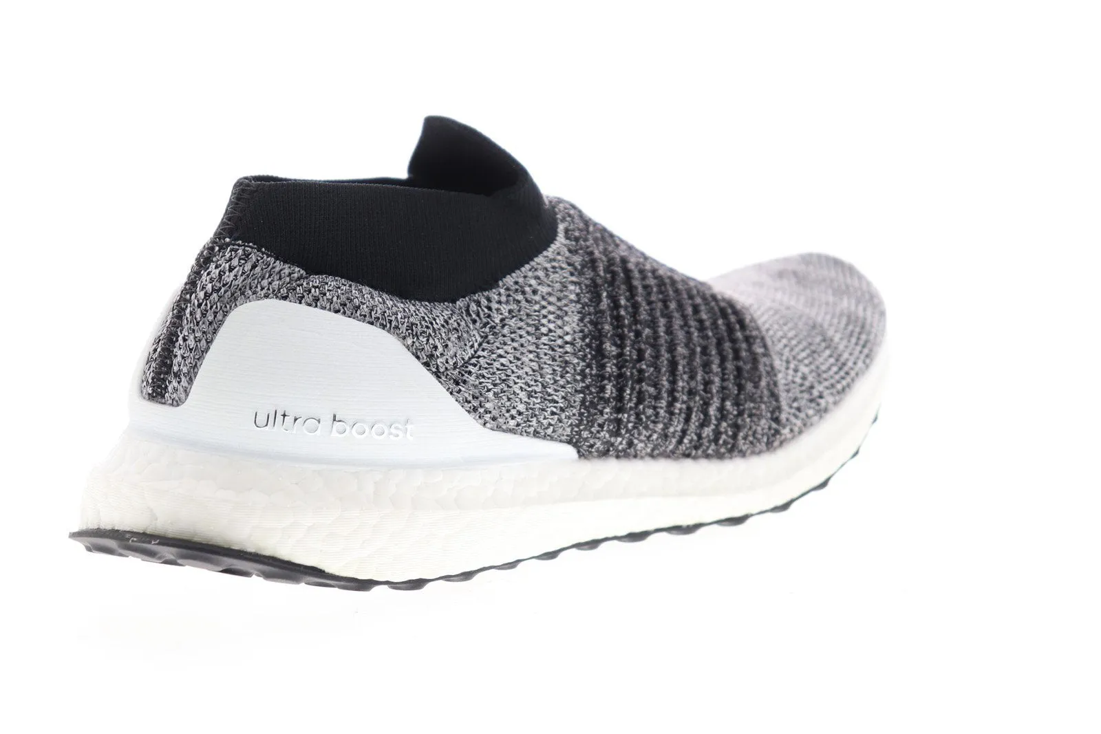Adidas Ultraboost Laceless BB6141 Mens Black Canvas Athletic Running Shoes