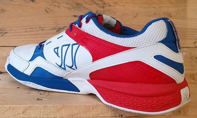 Bushido Serpent Low Leather Trainers UK10.5/US11/EU45 WBUSHUS White/Red/Blue