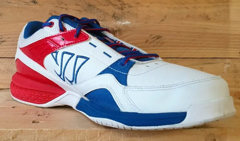 Bushido Serpent Low Leather Trainers UK10.5/US11/EU45 WBUSHUS White/Red/Blue