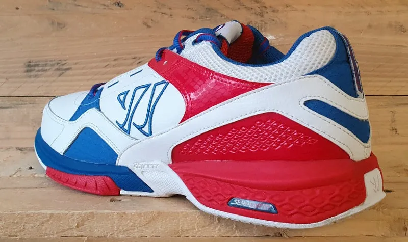 Bushido Serpent Low Leather Trainers UK10.5/US11/EU45 WBUSHUS White/Red/Blue