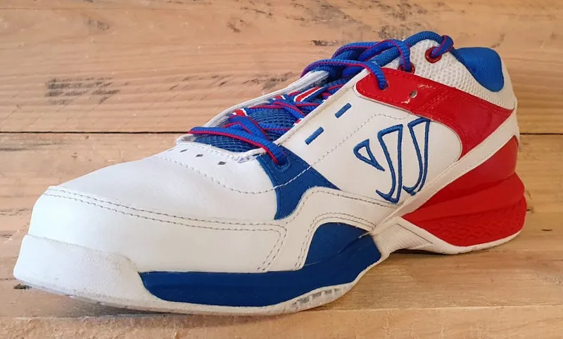 Bushido Serpent Low Leather Trainers UK10.5/US11/EU45 WBUSHUS White/Red/Blue