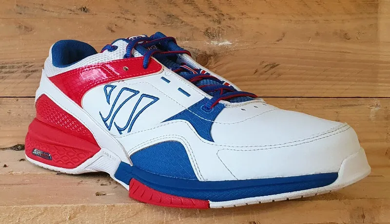 Bushido Serpent Low Leather Trainers UK10.5/US11/EU45 WBUSHUS White/Red/Blue