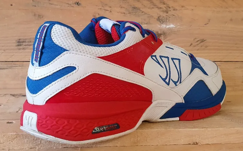 Bushido Serpent Low Leather Trainers UK10.5/US11/EU45 WBUSHUS White/Red/Blue