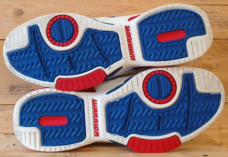 Bushido Serpent Low Leather Trainers UK10.5/US11/EU45 WBUSHUS White/Red/Blue