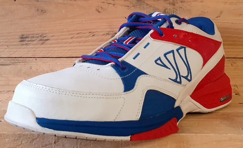 Bushido Serpent Low Leather Trainers UK10.5/US11/EU45 WBUSHUS White/Red/Blue