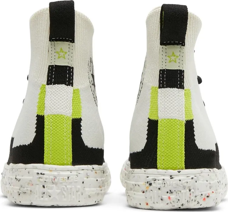 Converse Renew Chuck Taylor All Star Crater Knit High Egret Sneakers, Cream
