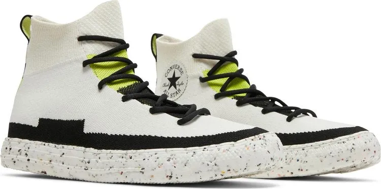 Converse Renew Chuck Taylor All Star Crater Knit High Egret Sneakers, Cream