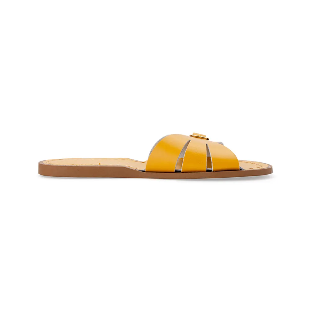 Salt Water Sandals WOMENS Classic Slide Mustard
