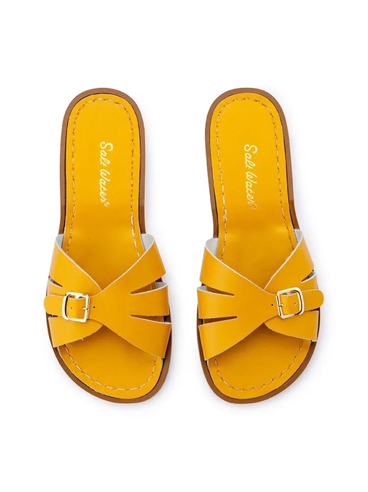 Salt Water Sandals WOMENS Classic Slide Mustard